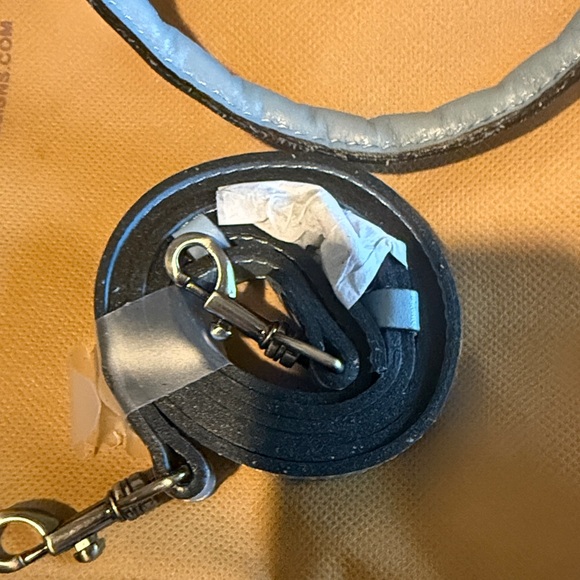 PATRICIA NASH ROSE TOOLED PARIS MIRAGE Blue LEATHER SATCHEL/CROSSBODY HANDBAG - Picture 5 of 9